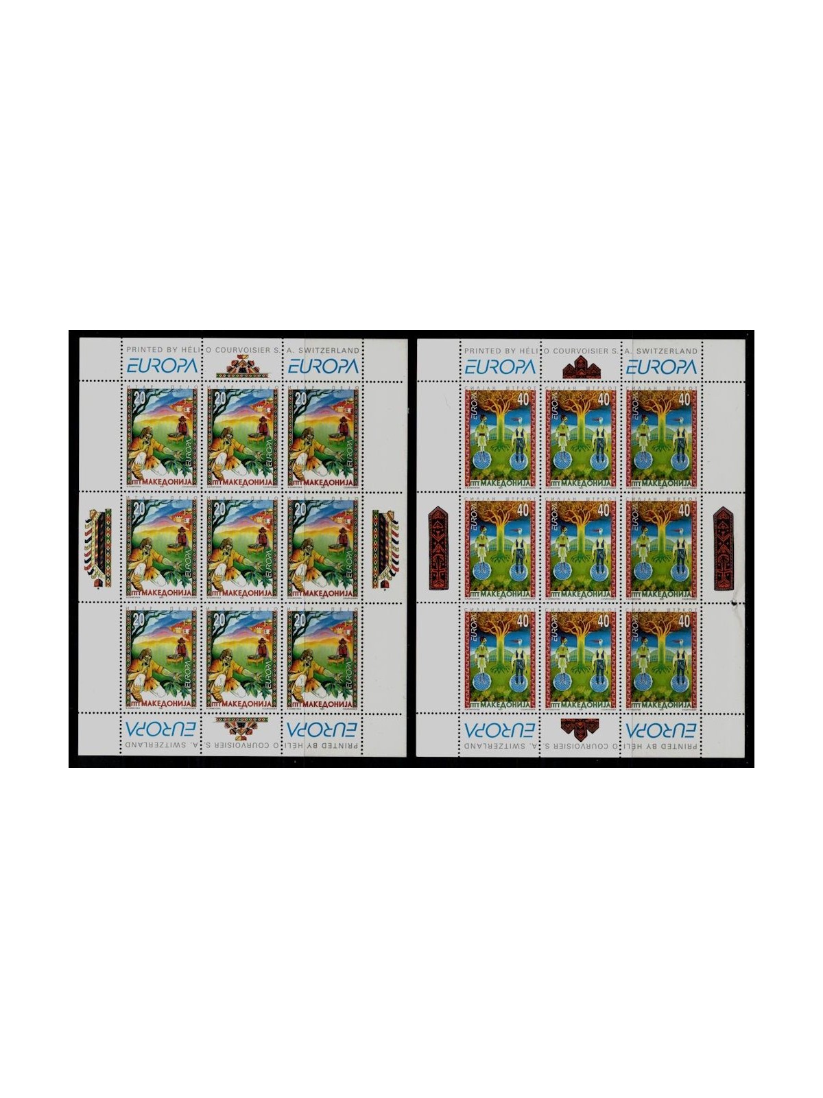 MACEDONIA 1997 Europe 2 m/s MNH**
