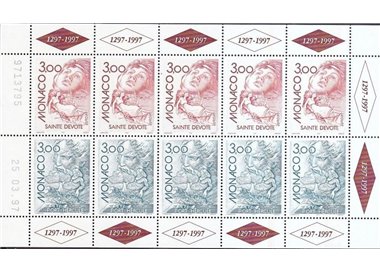 MONACO 1997 Europe m/s MNH**
