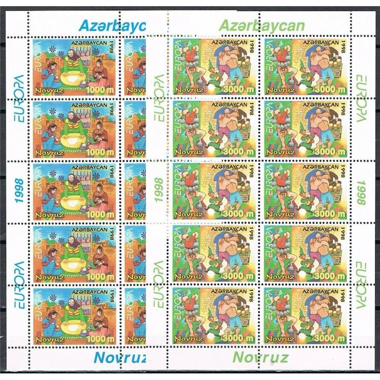 AZERBAIJAN 1998 Europa 2 MF MNH**