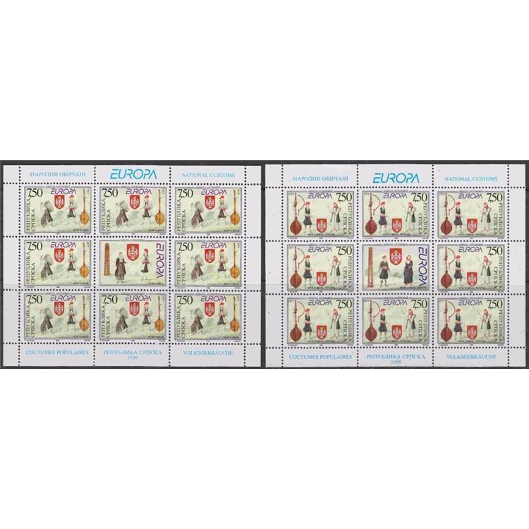 BOSNIA SERBA 1998 Europe 2 m/s MNH**