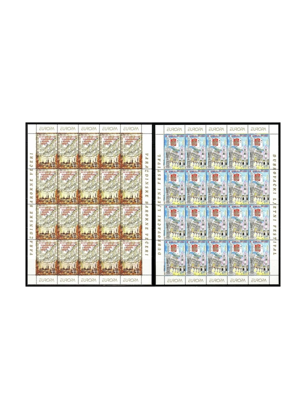 CROAZIA 1998 Europa 2 MF MNH**