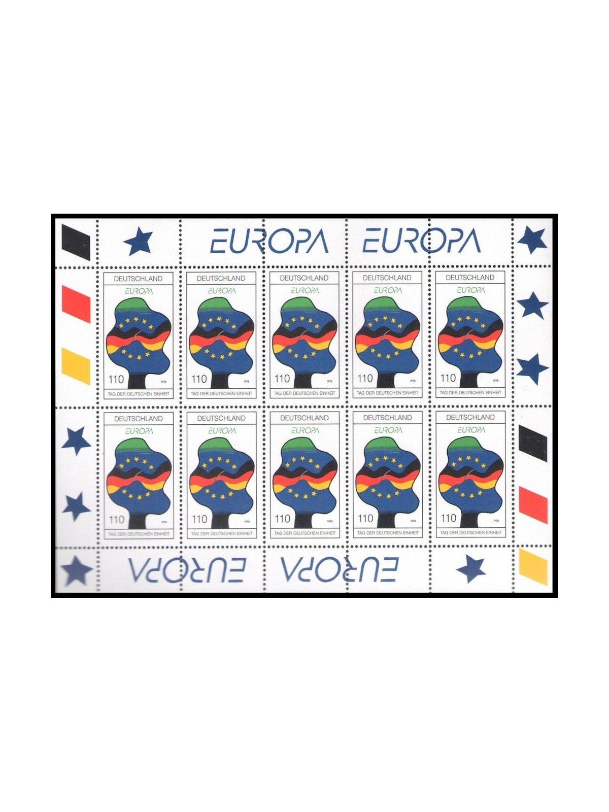 GERMANY BRD 1998 Europe m/s MNH**