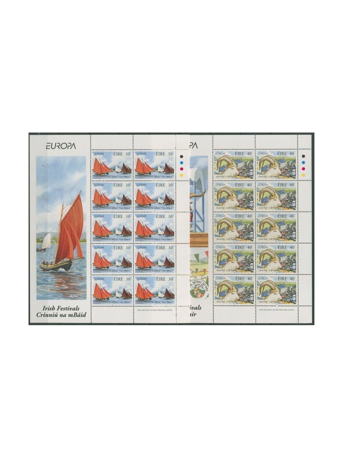 IRLANDA 1998 Europa 2 MF MNH**