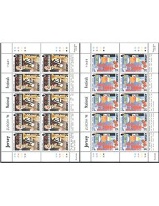 JERSEY 1998 Europa 2 MF MNH**