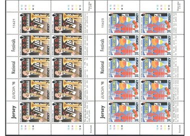 JERSEY 1998 Europe 2 m/s MNH**