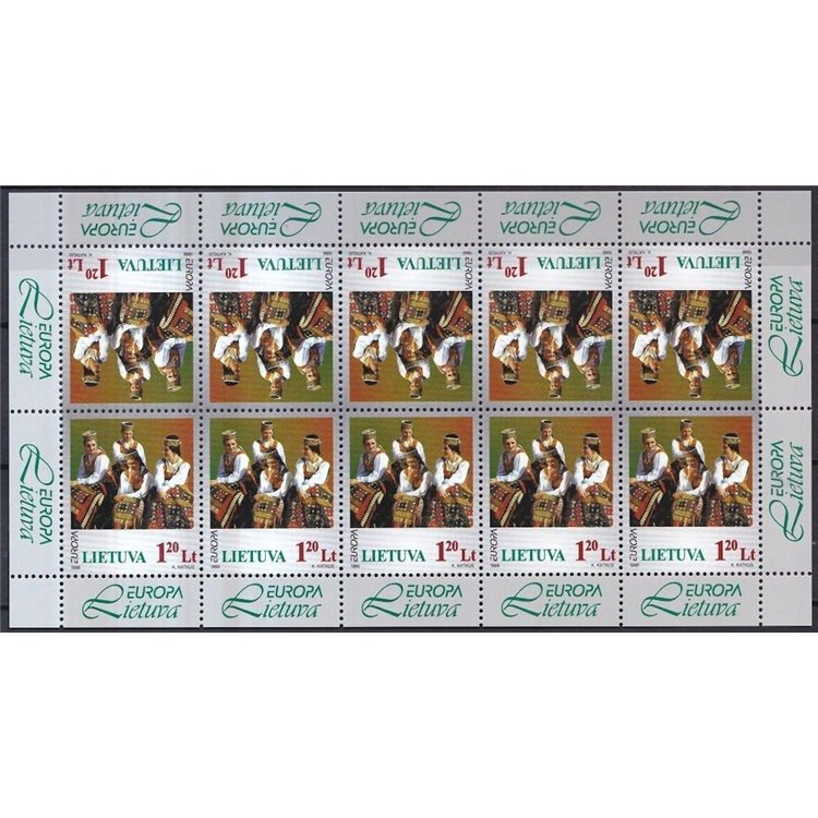 LITHUANIA 1998 Europe m/s MNH**