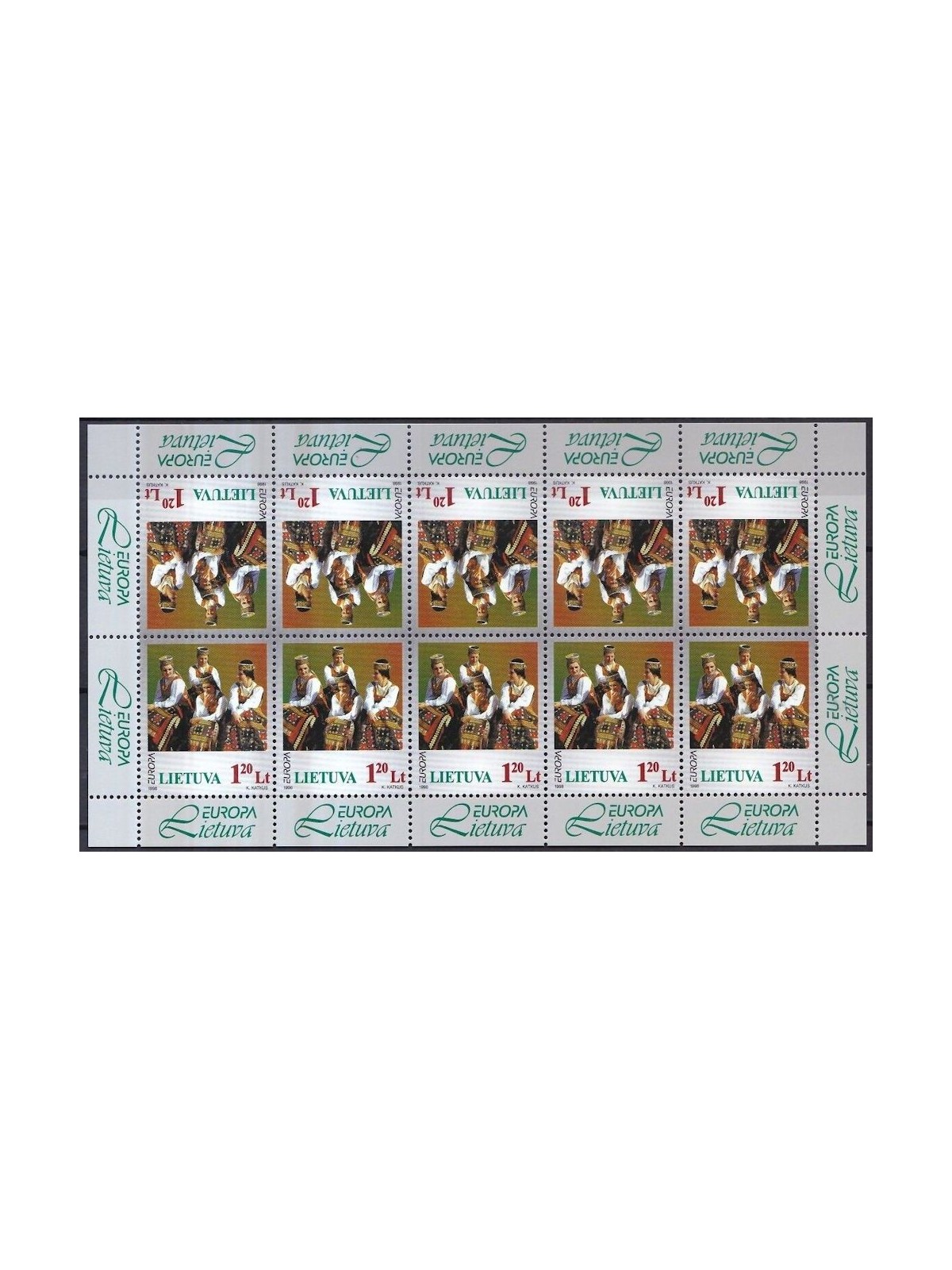 LITUANIA 1998 Europa MF MNH**