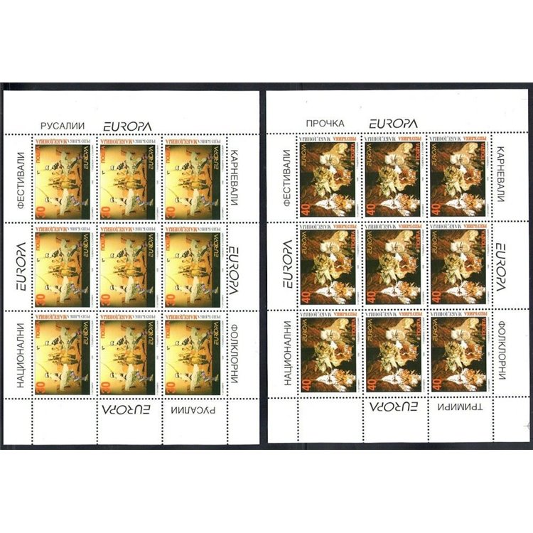MACEDONIA 1998 Europa 2 MF MNH**