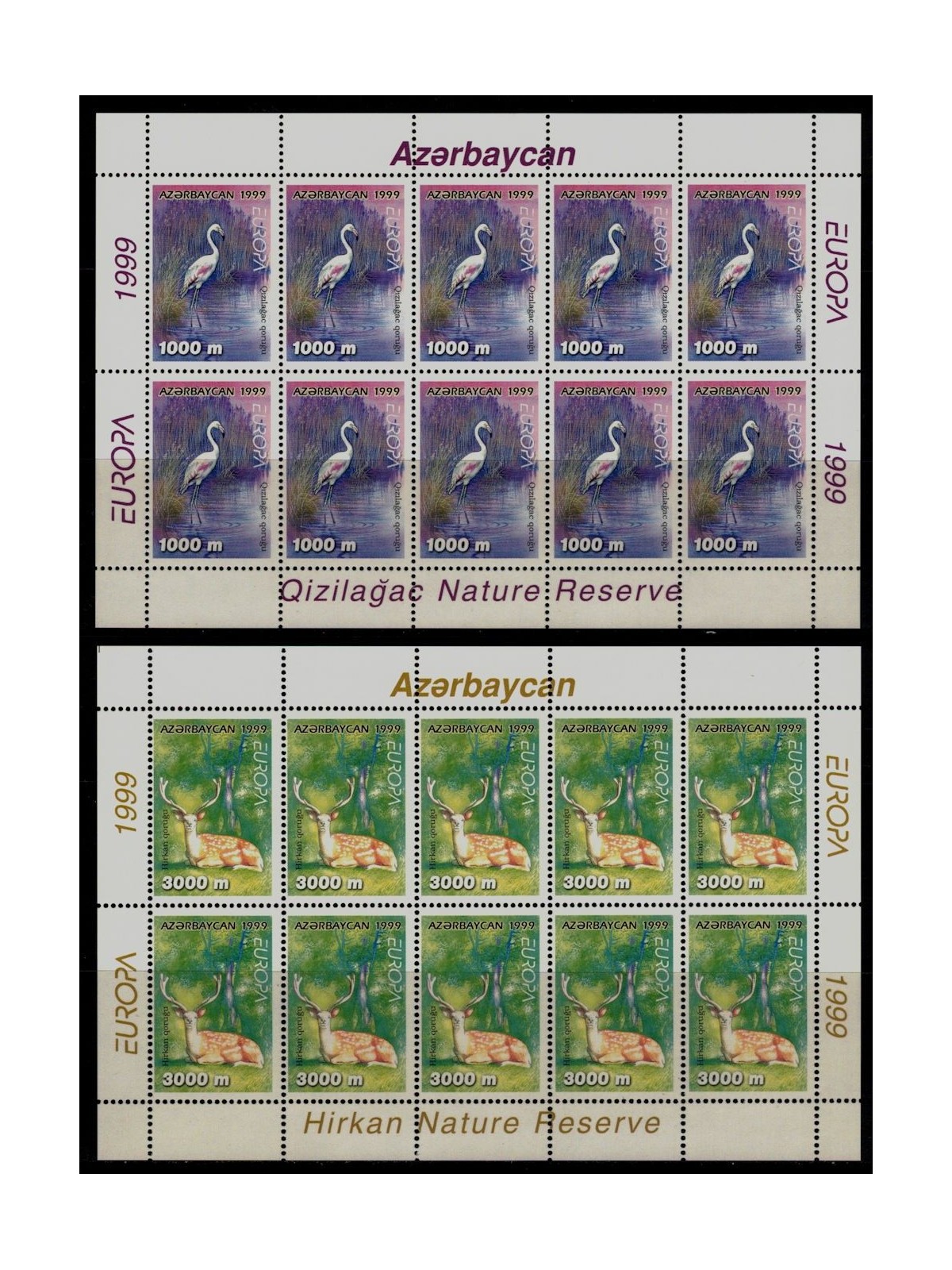 AZERBAIJAN 1999 Europe 2 m/s MNH**