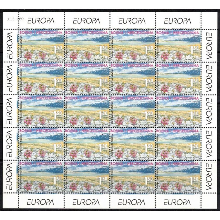 BOSNIA CROATA 1999 Europa MF MNH**