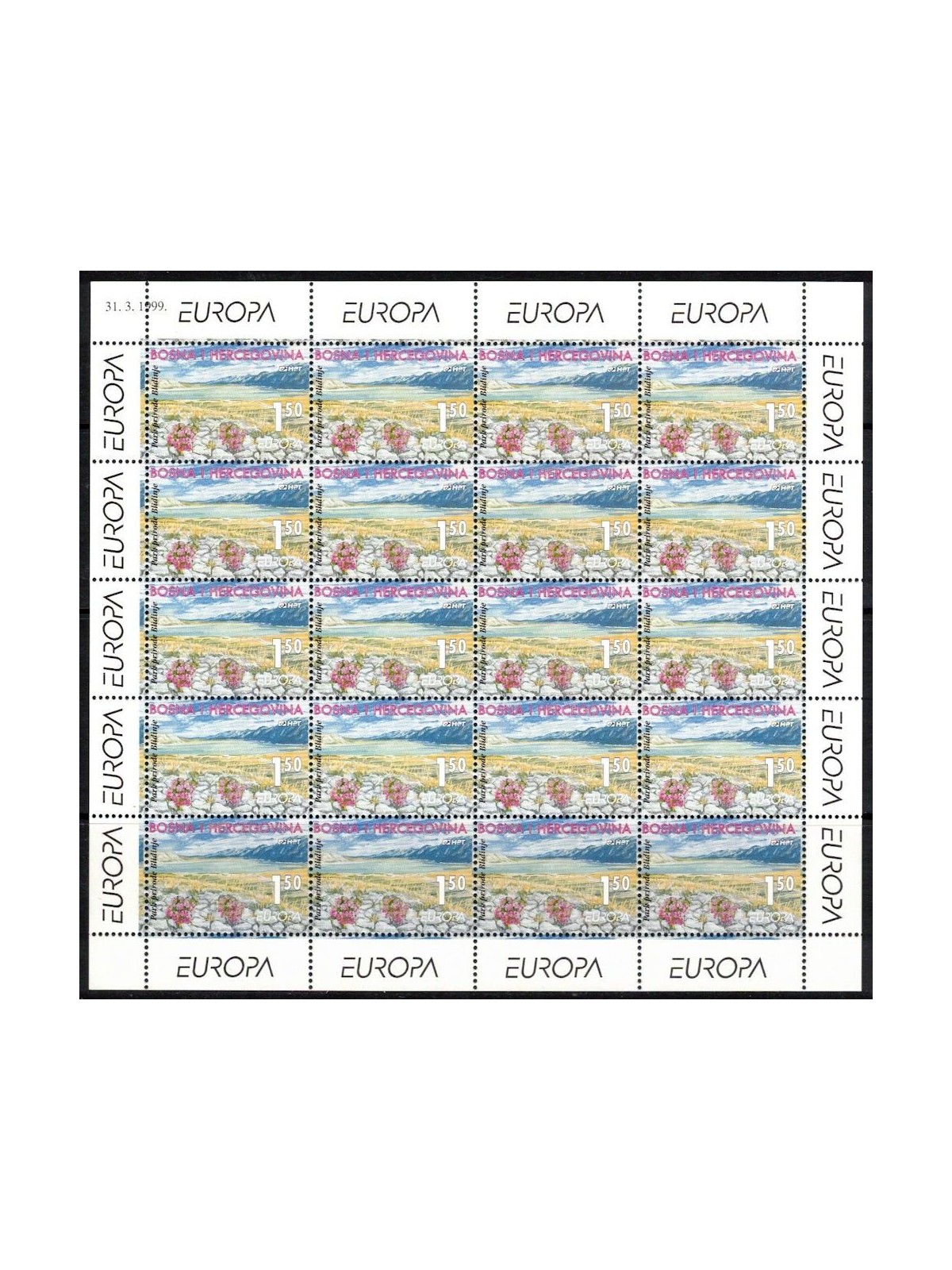 BOSNIA CROATA 1999 Europa MF MNH**