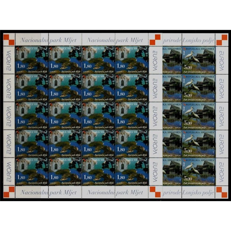 CROAZIA 1999 Europa 2 MF MNH**