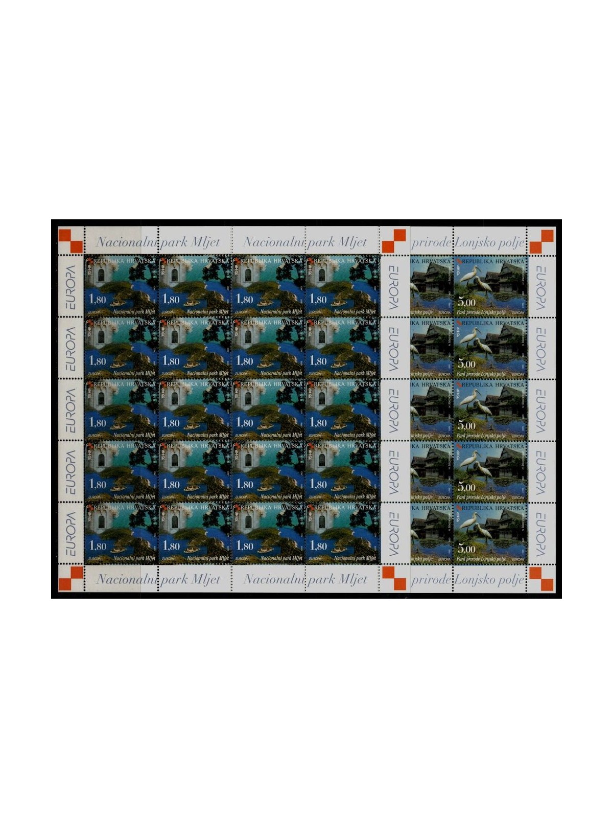 CROATIA 1999 Europe 2 m/s MNH**