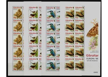 GIBRALTAR 1999 Europe 4 m/s MNH**
