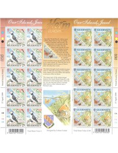 GUERNSEY 1999 Europe 2 m/s MNH**