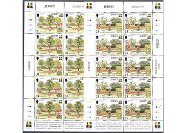 JERSEY 1999 Europe 2 m/s MNH**