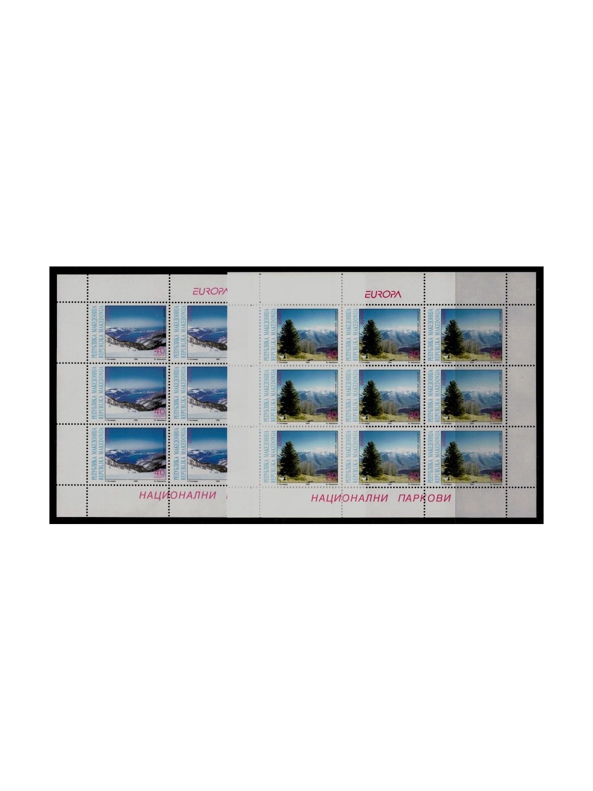 MACEDONIA 1999 Europa 2 MF MNH**