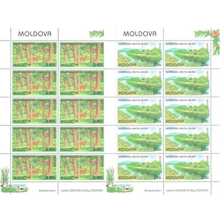 MOLDOVA 1999 Europe 2 m/s MNH**