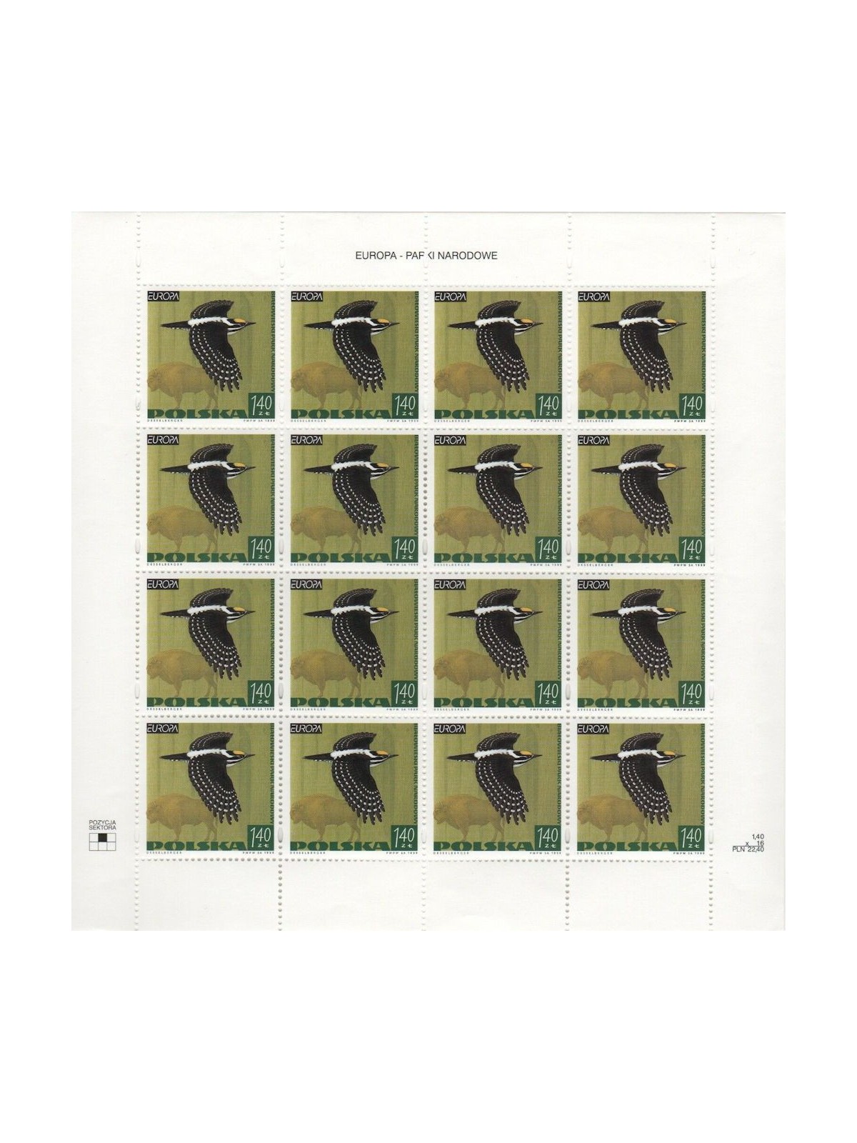 POLAND 1999 Europe m/s MNH**