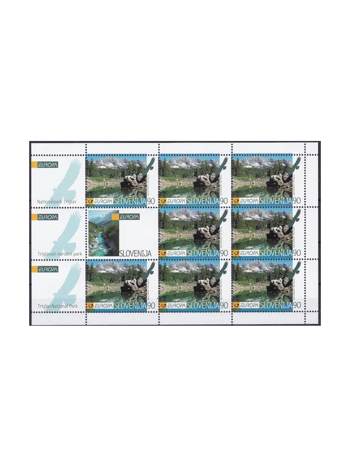 SLOVENIA 1999 Europe m/s MNH**