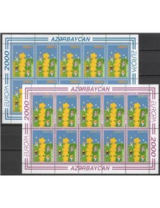 AZERBAIJAN 2000 Europa 2 MF MNH**