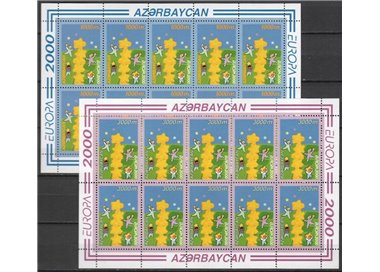 AZERBAIJAN 2000 Europa 2 MF MNH**