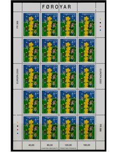 FAROE 2000 Europe m/s MNH**
