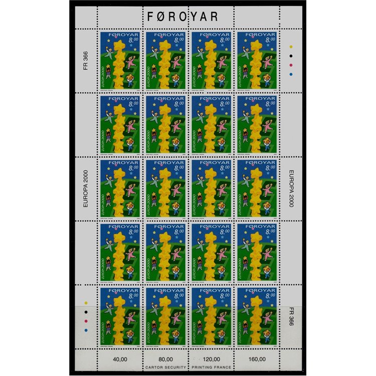 FAROE 2000 Europe m/s MNH**