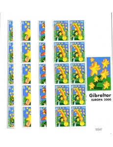 GIBILTERRA 2000 Europa 4 MF MNH**