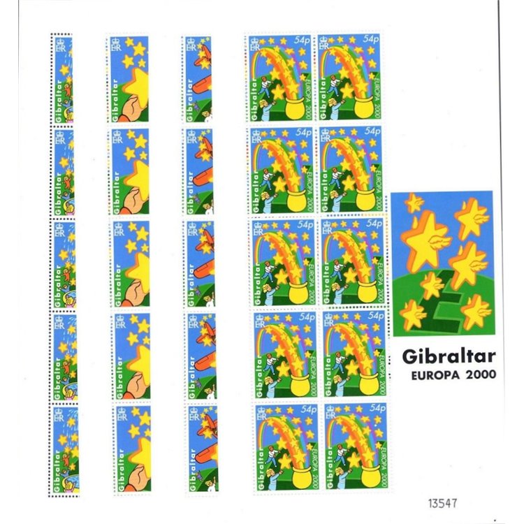GIBILTERRA 2000 Europa 4 MF MNH**