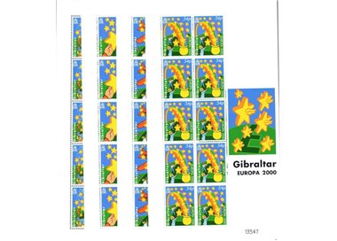 GIBILTERRA 2000 Europa 4 MF MNH**