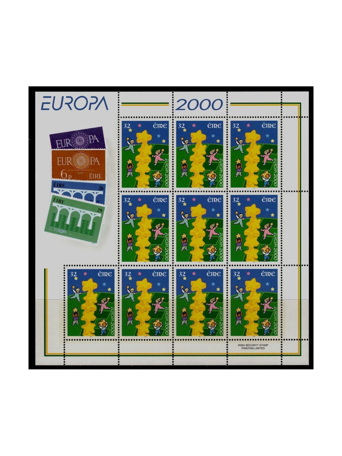IRELAND 2000 Europe m/s MNH**