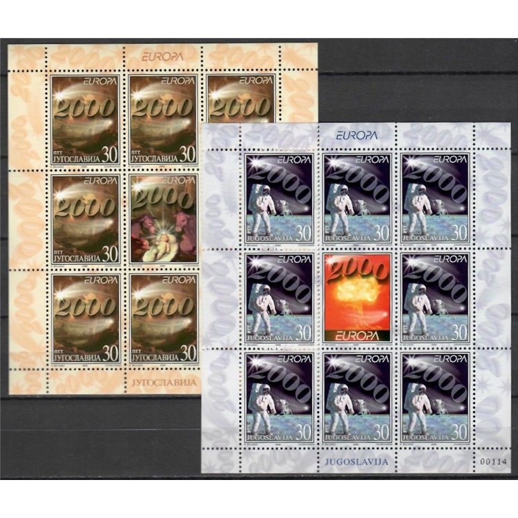 JUGOSLAVIA 2000 Europa 2 MF MNH**