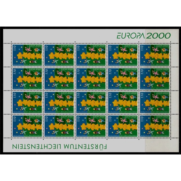 LIECHTENSTEIN 2000 Europe m/s MNH**