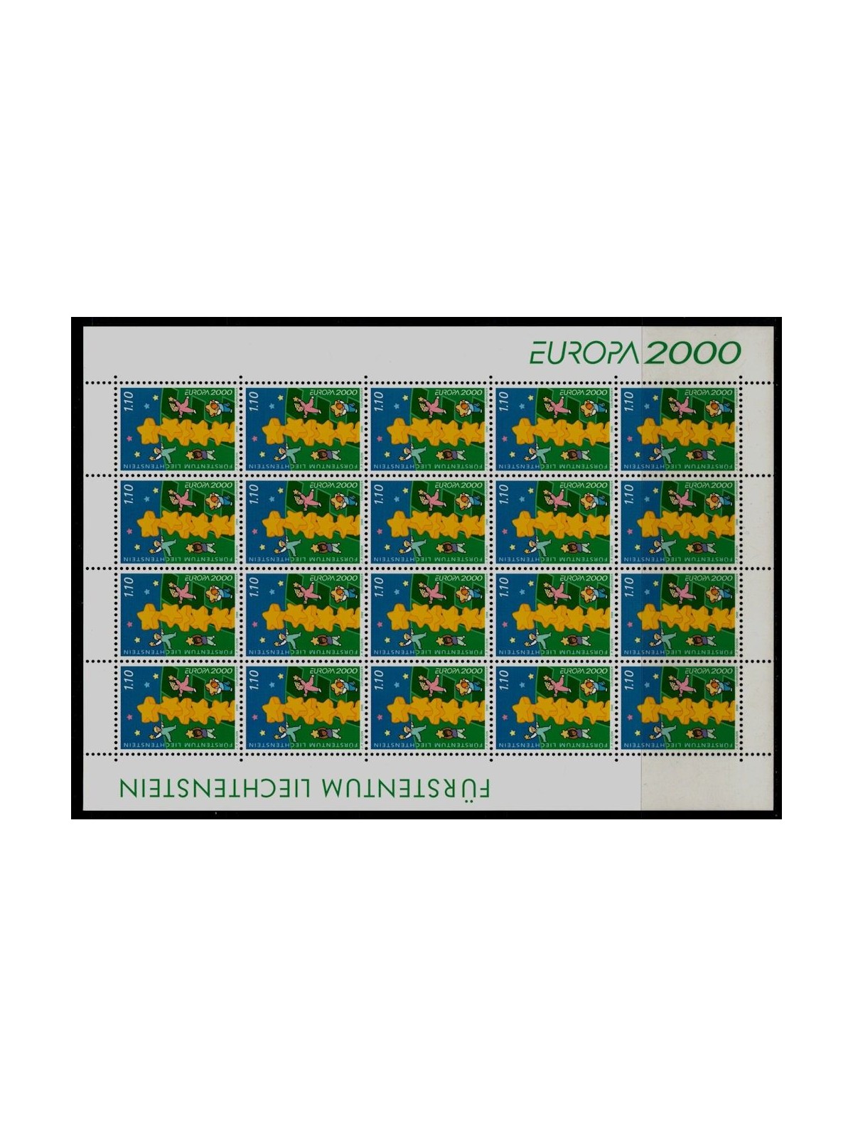 LIECHTENSTEIN 2000 Europe m/s MNH**