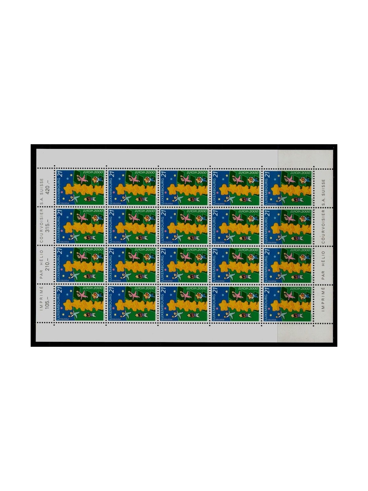 LUXEMBOURG 2000 Europe m/s MNH**
