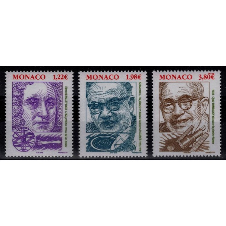 MONACO 2005 Anno dell'astronomia 3v MNH**
