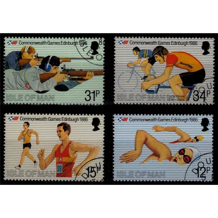 MAN 1986 Commonwealth Games 4v MNH**