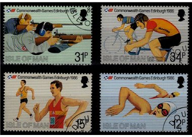 MAN 1986 Giochi del Commonwealth 4v MNH**