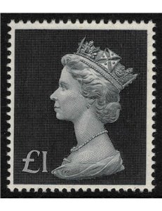 GRAN BRETAGNA 1972 Elisabetta II £1 MNH**