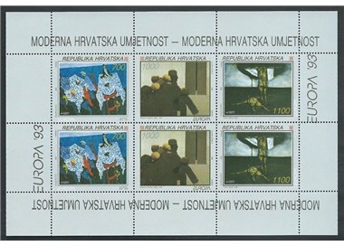 CROATIA 1993 Europe s/s MNH**