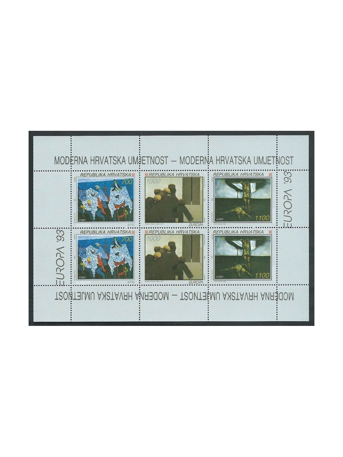 CROAZIA 1993 Europa BF MNH**