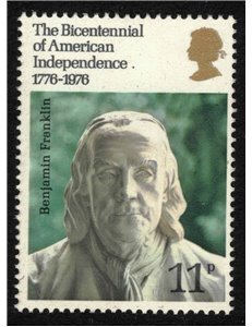 GRAN BRETAGNA 1976 Indipendenza Stati Uniti MNH**