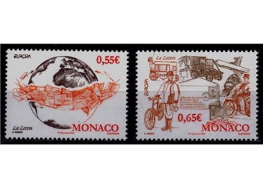 MONACO 2008 Europe 2v MNH**
