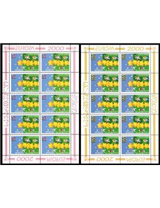 GEORGIA 2000 Europa 2 MF MNH**