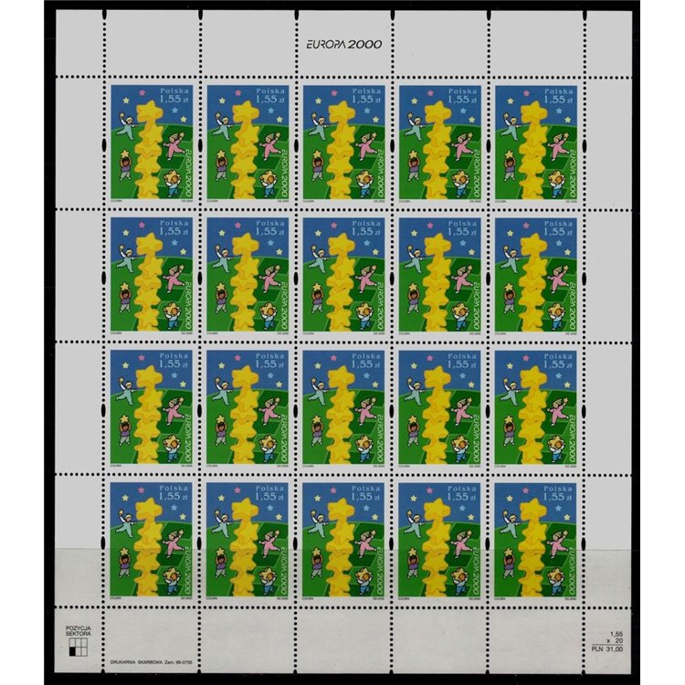 POLAND 2000 Europe m/s MNH**