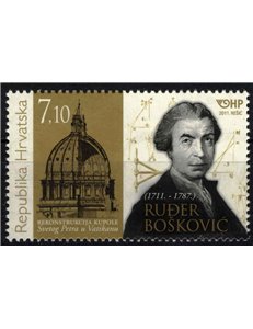 CROATIA 2011 Rugjer Josip Boskovic MNH**