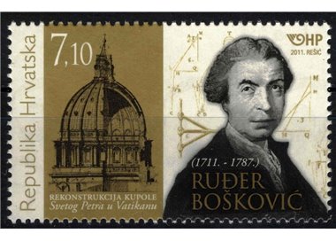 CROATIA 2011 Rugjer Josip Boskovic MNH**