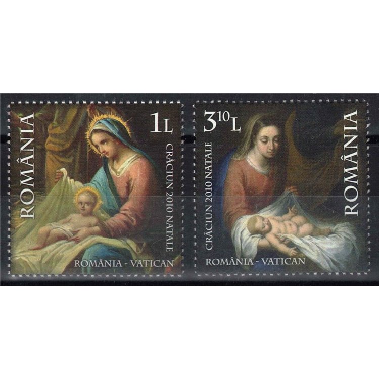 ROMANIA 2010 Christmas 2v MNH**