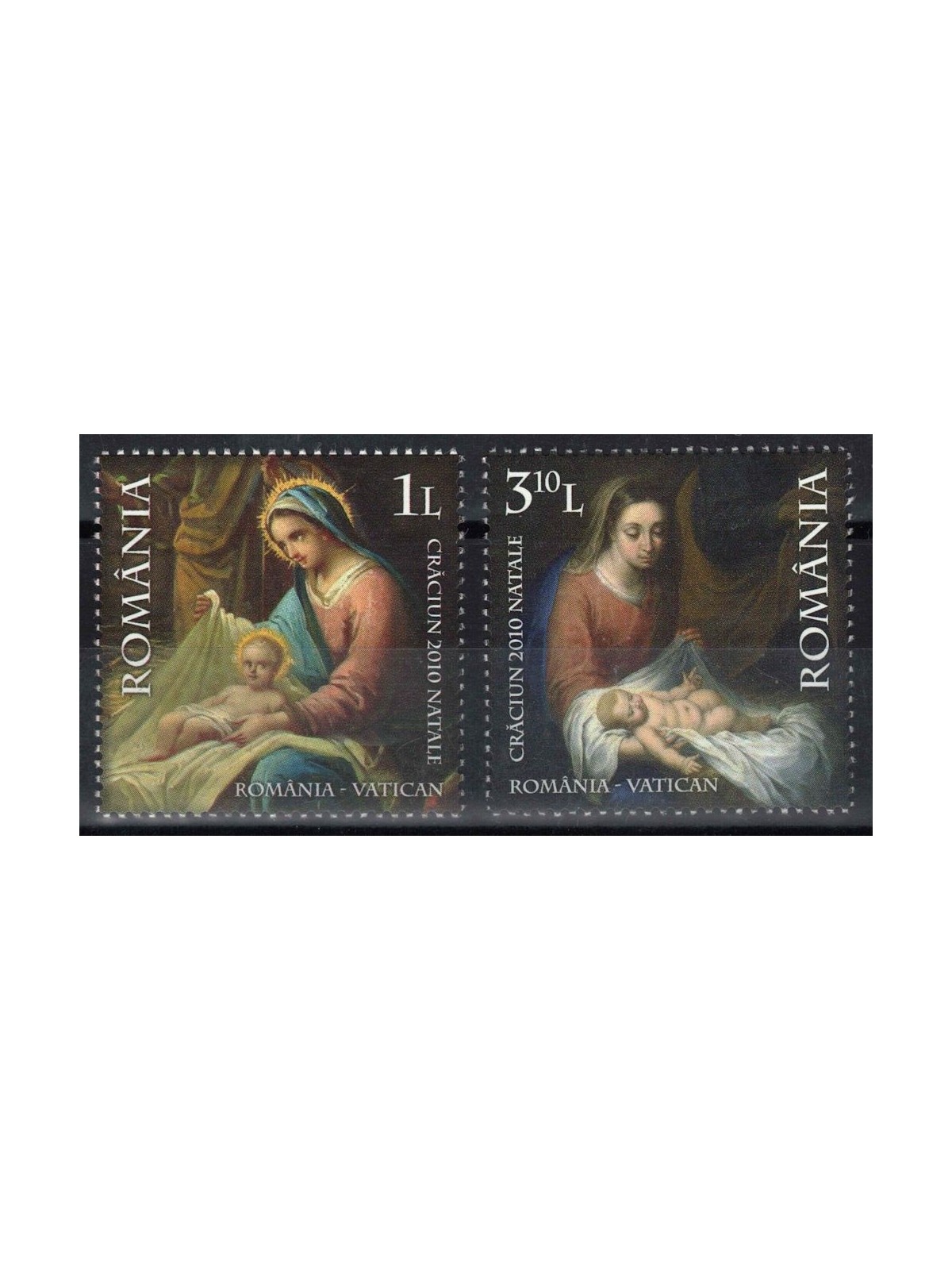 ROMANIA 2010 Christmas 2v MNH**